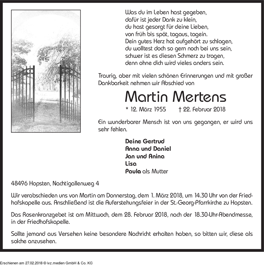 Ivz Trauer Martin Mertens