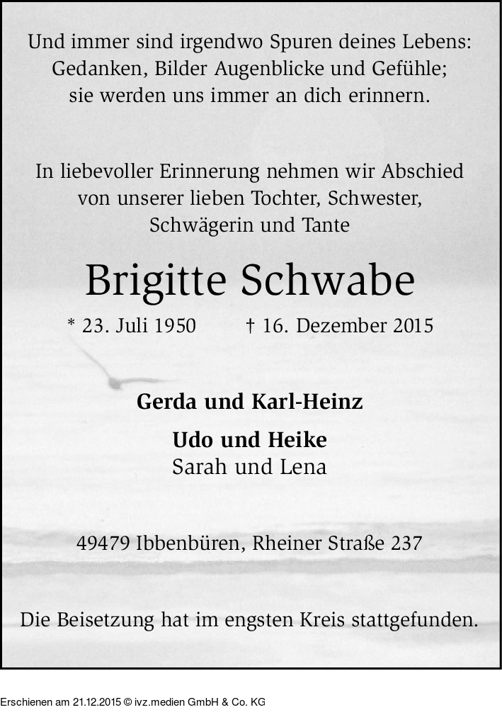 Ivz Trauer Brigitte Schwabe