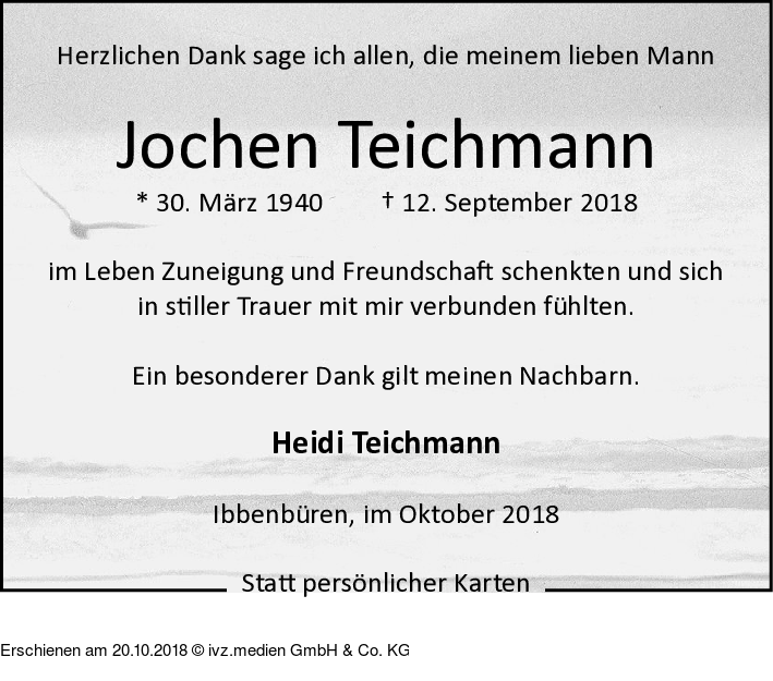 IVZTrauer Jochen Teichmann